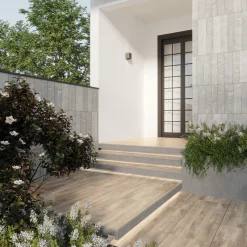 Terrassenplatte Skagen Natural 40 x 120 x 2 cm braun