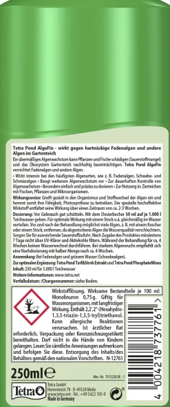 Tetra Pond Algenbekämpfung AlgoFin 250 ml