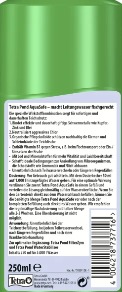 Tetra Pond AquaSafe 250 ml