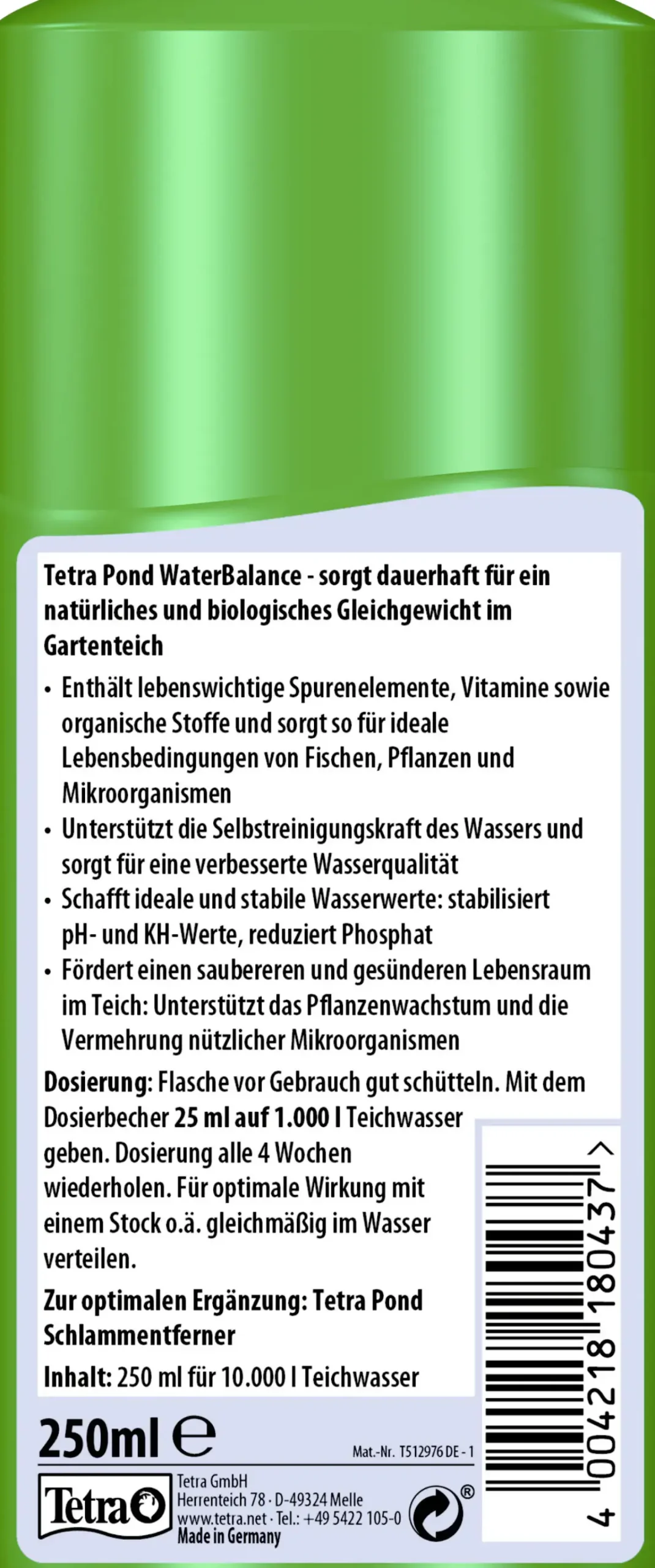 Tetra Pond Teichpflege WaterBalance 250 ml