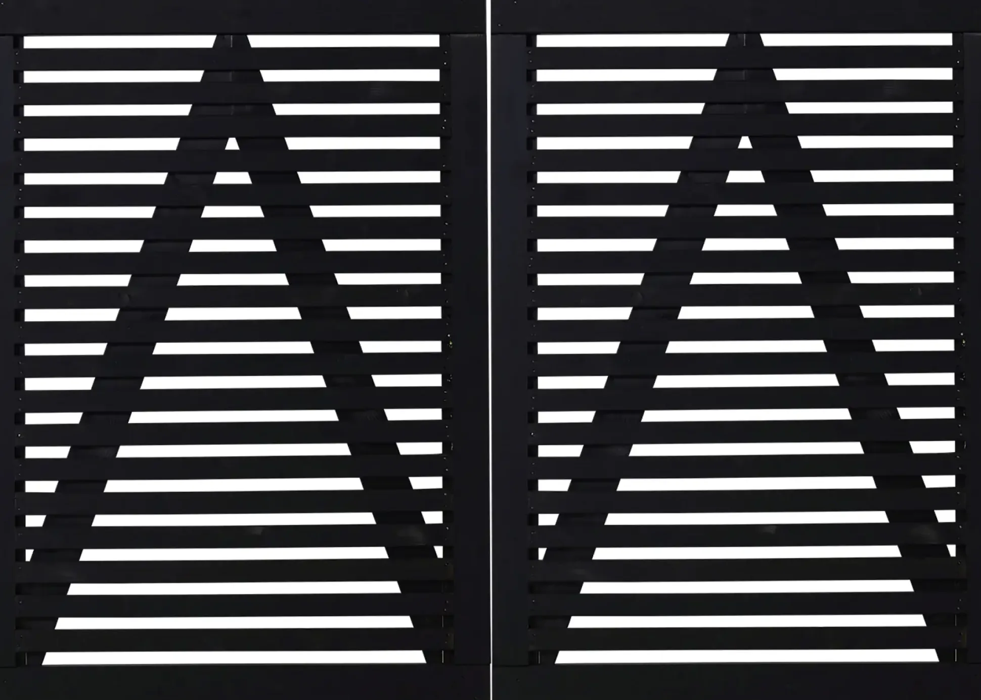 Tokyo Doppeltor - 200 x 140 cm - schwarz