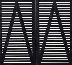 Tokyo Doppeltor - 200 x 180 cm - schwarz