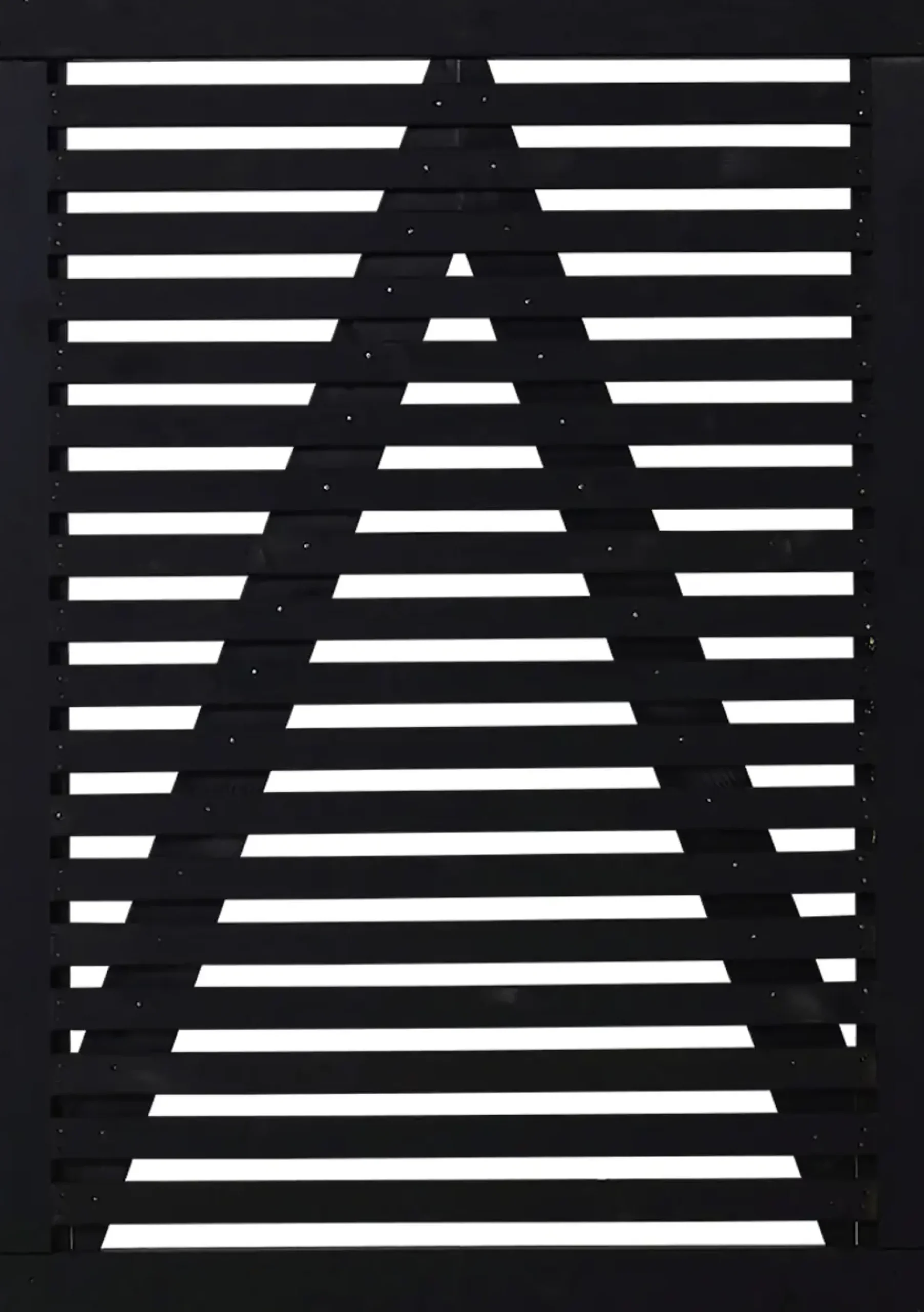 Tokyo Einzeltor - Schwarz - 100 x 140 cm - schwarz