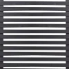 Tokyo Zaun - 83 x 140 cm - schwarz