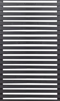 Tokyo Zaun - 83 x 140 cm - schwarz