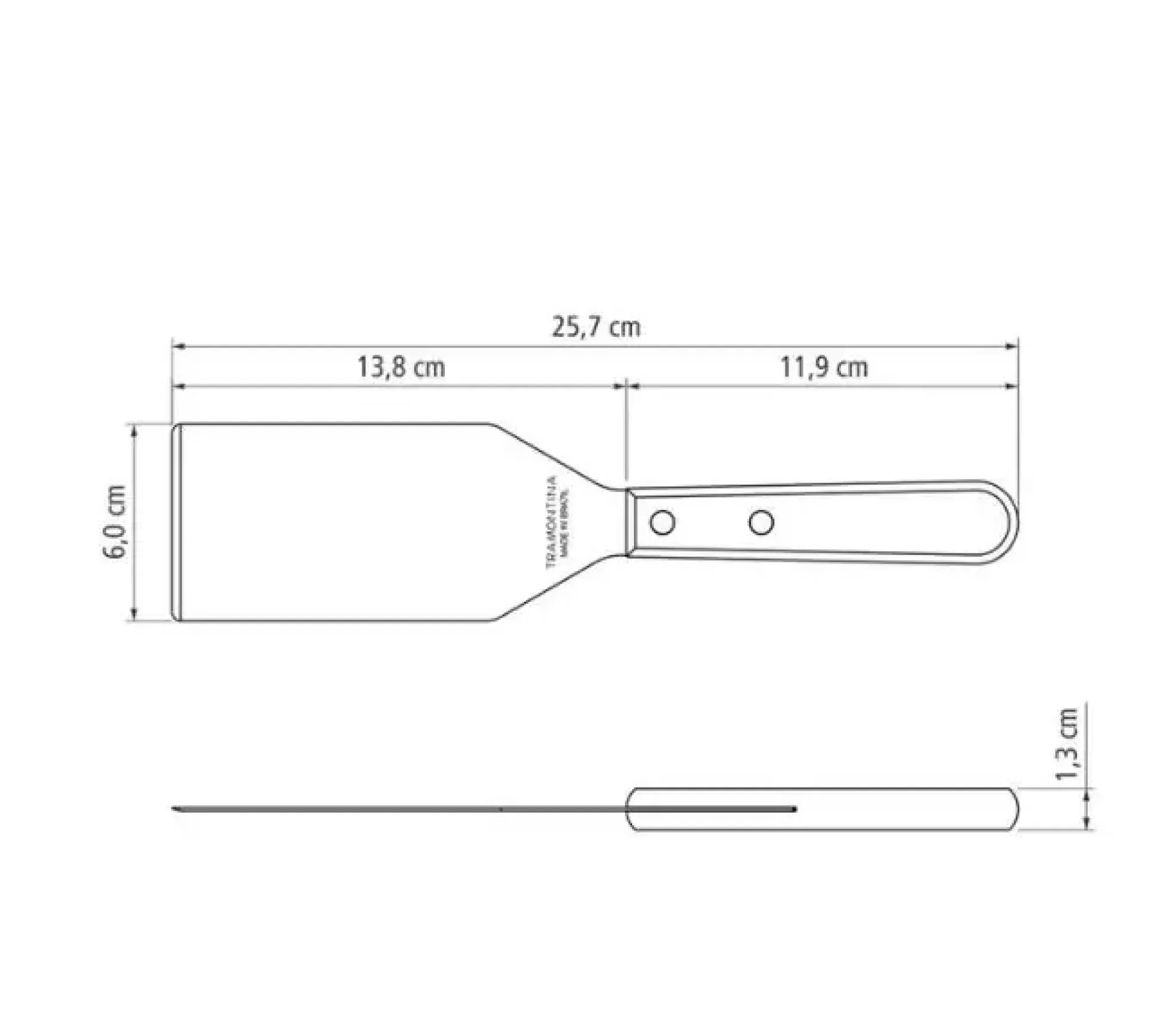 Tramontina Landhaus Grillspachtel 25 cm