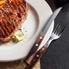 Tramontina Steak- und Pizzamesser 21,5 cm Edelstahl mit Holzgriff