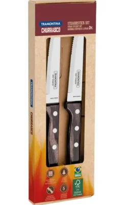 Tramontina Steakmesser Set Gaucho 2 teiliges Set