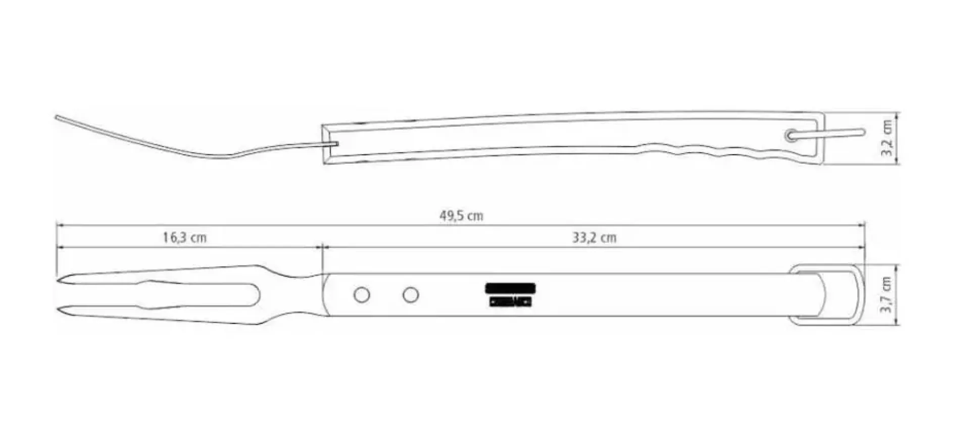 Tramontina Tranchiergabel Extreme, 47 cm