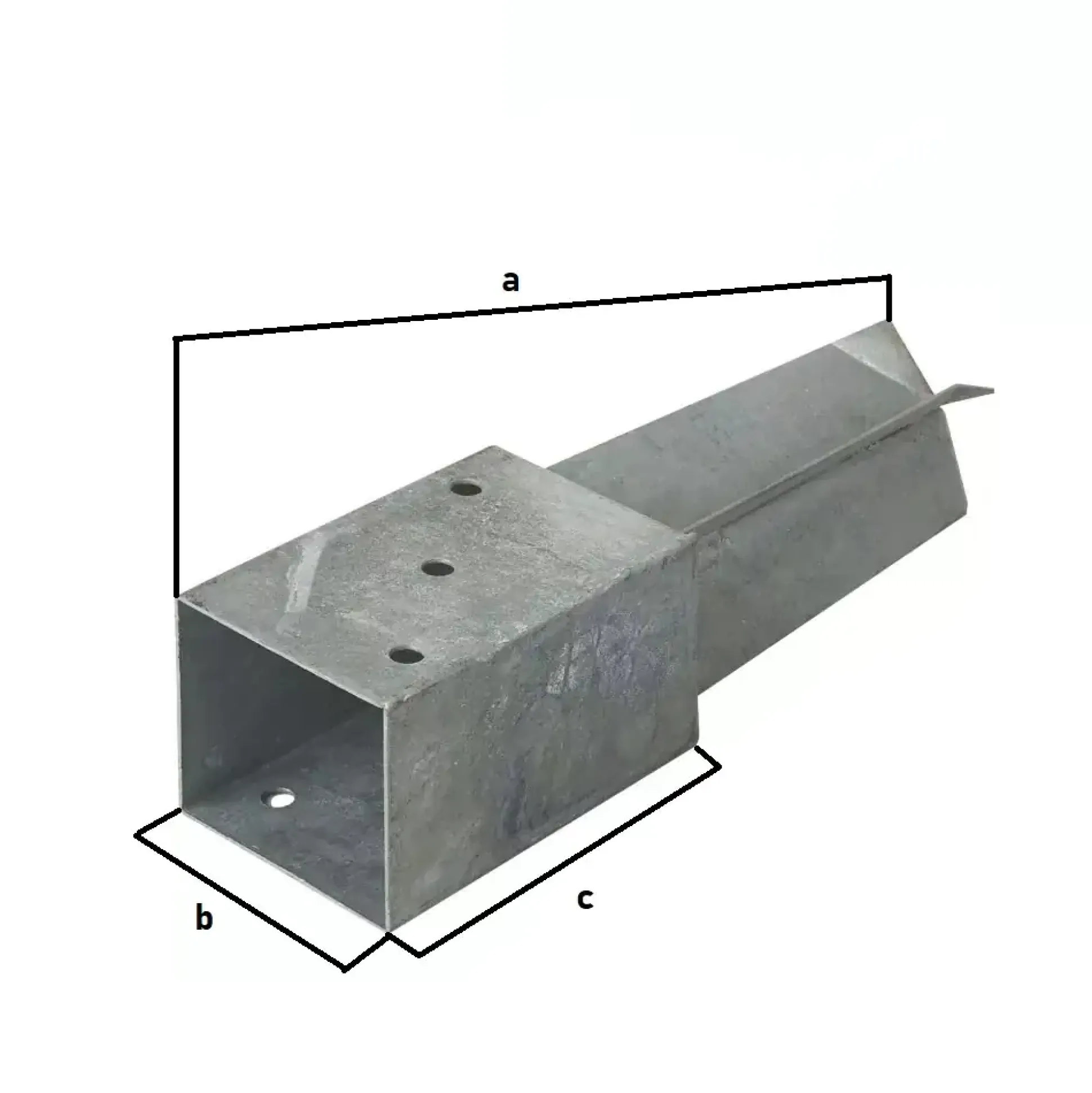 TrendLine Bodenhülse 35 x 7,1 x 7,1 cm