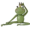 TrendLine Dekofigur Frosch Metall 35 x 27 cm grün