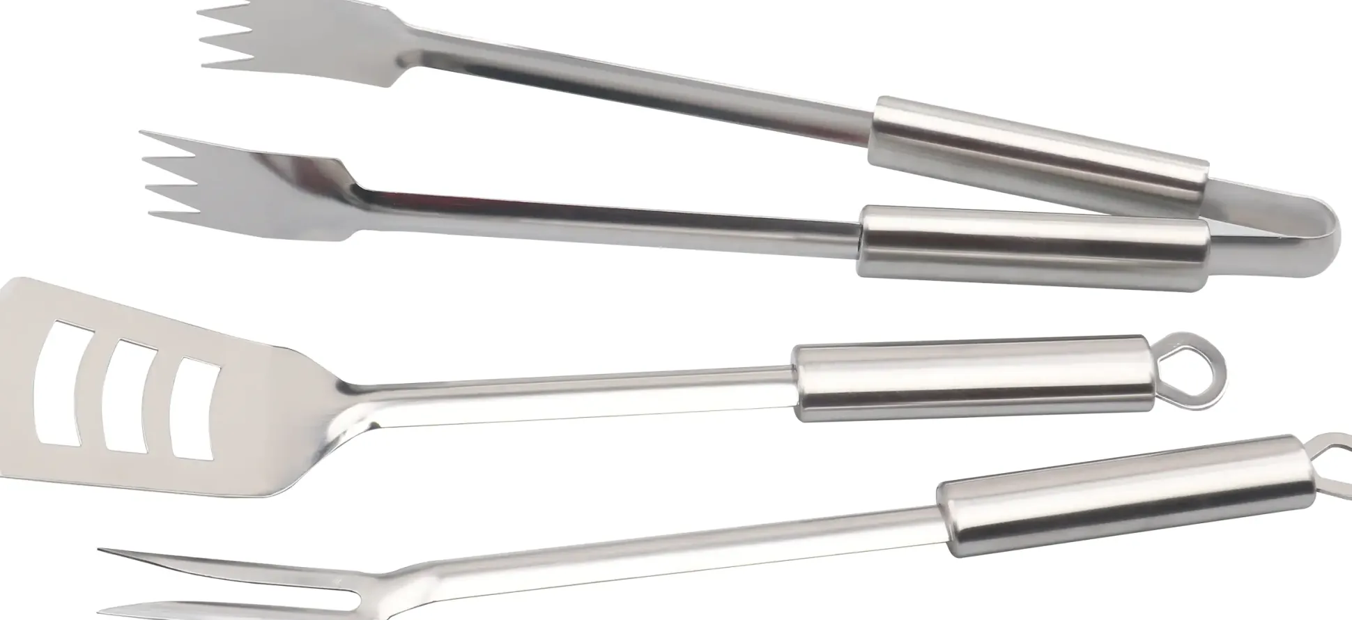 TrendLine Grillbesteck Edelstahl 3 teilig