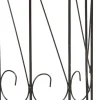 TrendLine Halbrundspalier Metall schwarz 150 cm