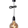 TrendLine LED Hängeleuchte Edison Ø 12,5 cm warmweiß, für Außen, 16 LED