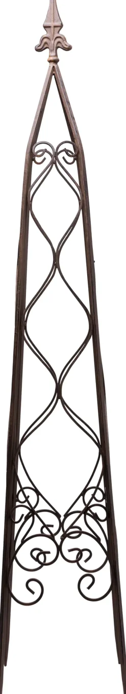 TrendLine Metallobelisk 121 cm braun antik