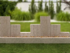 TrendLine Palisade Granit 75 x 10 x 10 cm grau geflammt