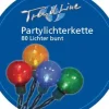 TrendLine Partylichterkette 80 Lichter bunt