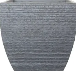 TrendLine Pflanztopf Schiefer-Brickoptik 30,5 x 30,5 x 30,5 cm