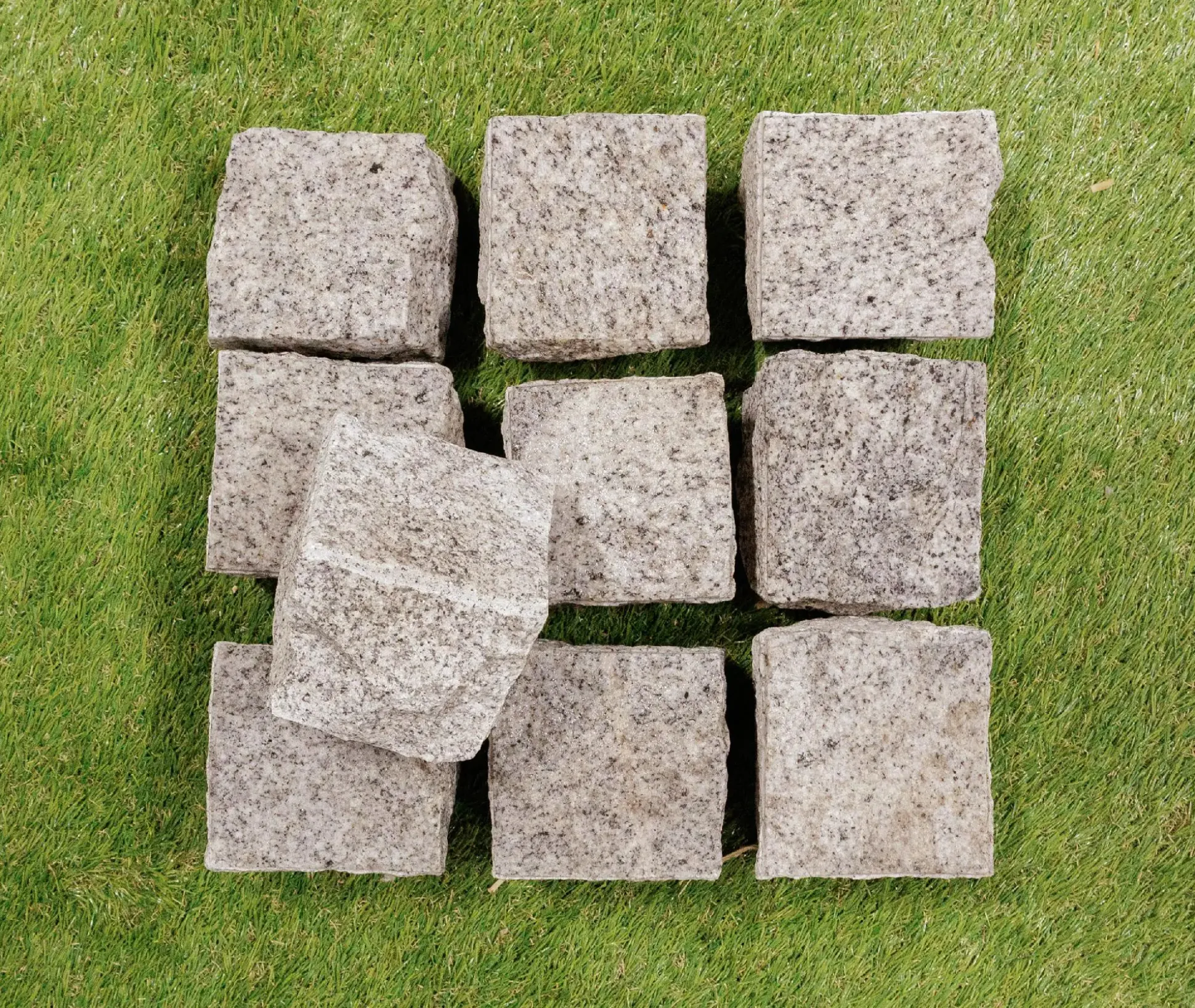 TrendLine Pflasterstein Granit 9 x 9 x 5 cm grau