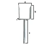 TrendLine Pfostenanker 8,1 x 10,0 x 20,0 x 6,0 cm