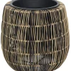 TrendLine Polyrattan Pflanztopf Ø 28 x 26 cm braun