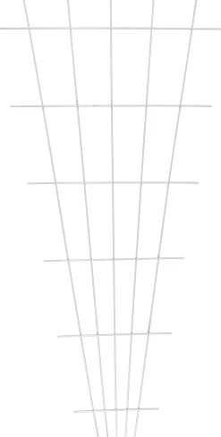 TrendLine Rosenspalier weiß 150 x 75 cm