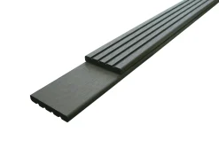 TrendLine Seitenpaneel WPC 300 x 60 x 0,8 cm grau