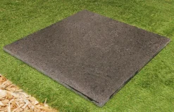 TrendLine Terrassenplatte Carbon Black 60 x 60 x 2 cm schwarz