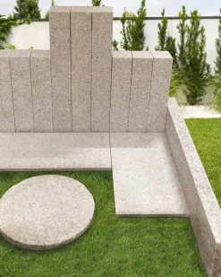 TrendLine Terrassenplatte Granit 60 x 30 x 2 cm grau