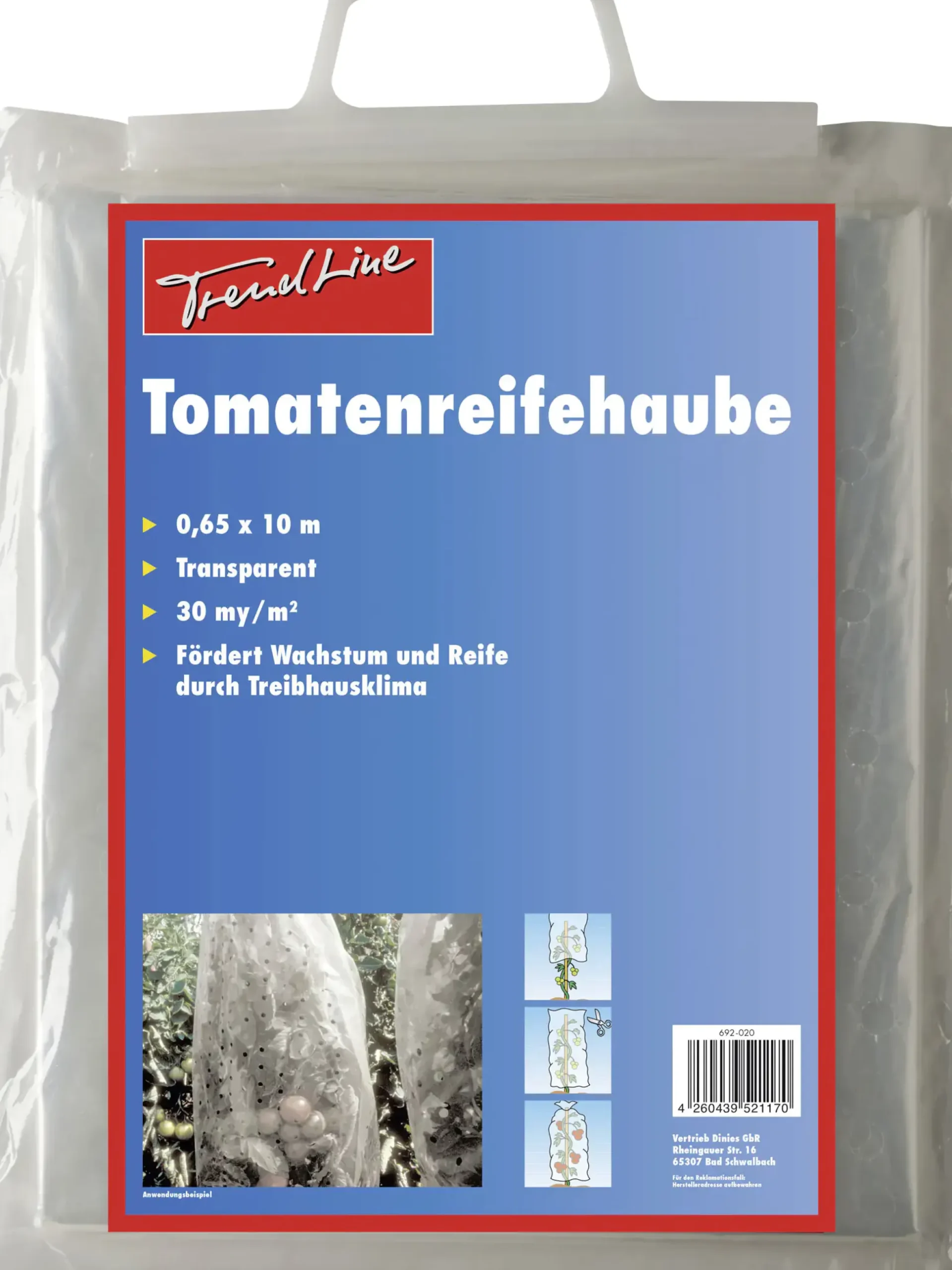 TrendLine Tomatenreifehaube 0,65x10m