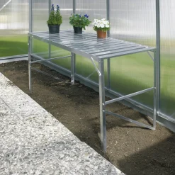 Vitavia Alutisch 121 x 54 x 76 cm aluminium 1 Ablage