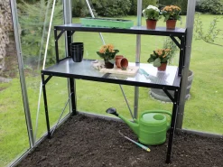 Vitavia Alu-Tischaufsatz 121 x 28 x 39 cm schwarz