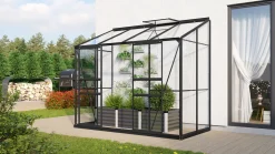 Vitavia Anlehngewächshaus Styx 3300 128 x 254 cm 3 mm ESG
