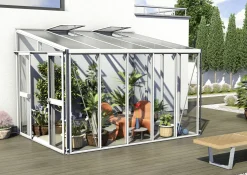 Vitavia Anlehngewächshaus Helena 8600 268 x 344 cm 3 mm ESG