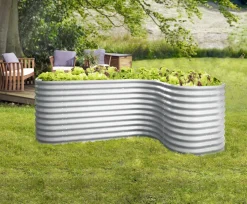 Vitavia Erweiterung Curve zu Hochbeet 858 86 cm aluminium