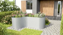 Vitavia Erweiterung Curve zu Hochbeet 858 86 cm aluminium