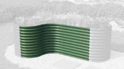 Vitavia Erweiterung Curve zu Hochbeet 858 80 x 86 cm seegras