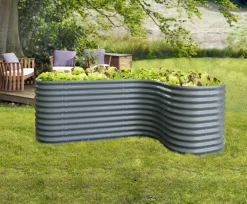 Vitavia Erweiterung Hochbeet 858 Curve 86 cm granit