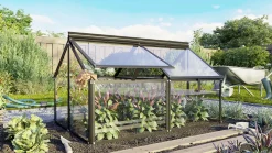Vitavia Frühbeet Gaia Jumbo ESG 119 x 83 x 72 cm schwarz