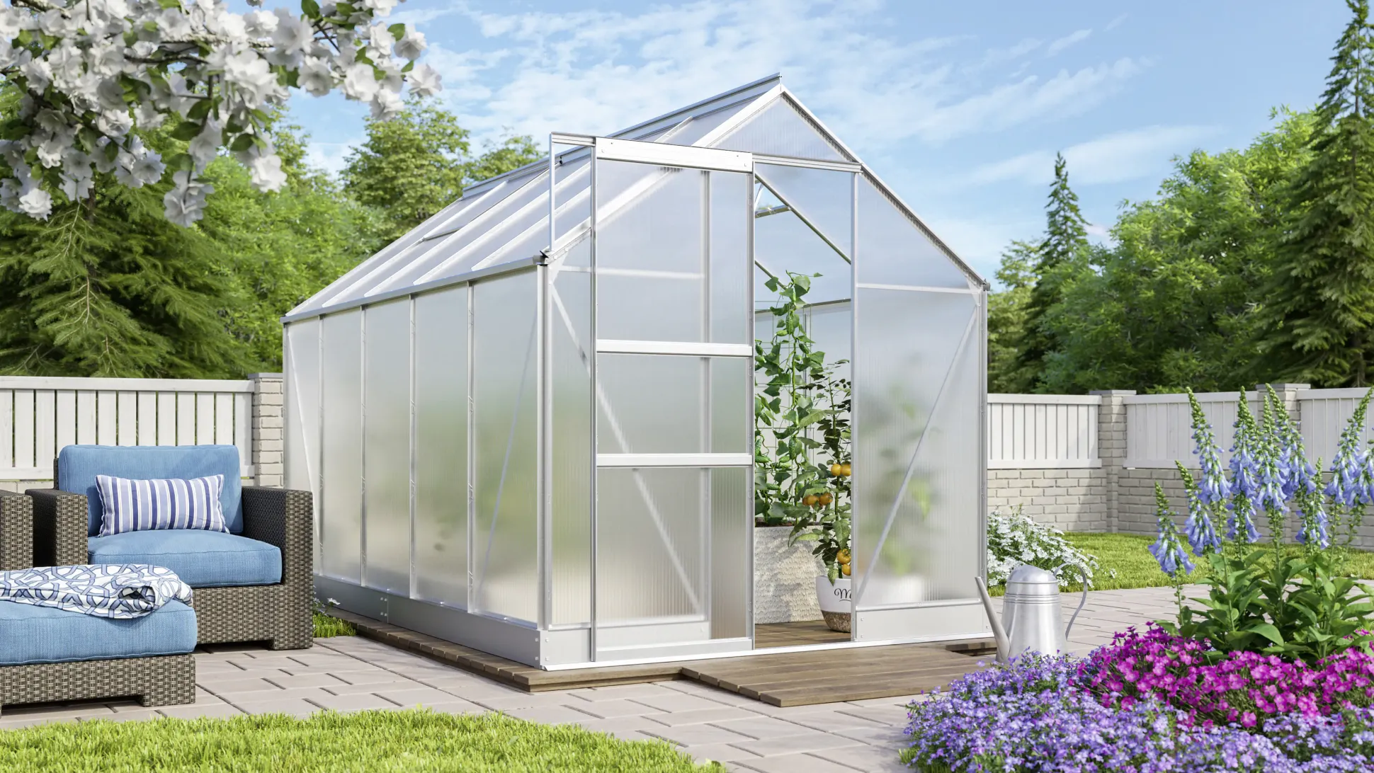 Vitavia Gewächshaus Apollo 6200 194 x 326 cm 4 mm HPK