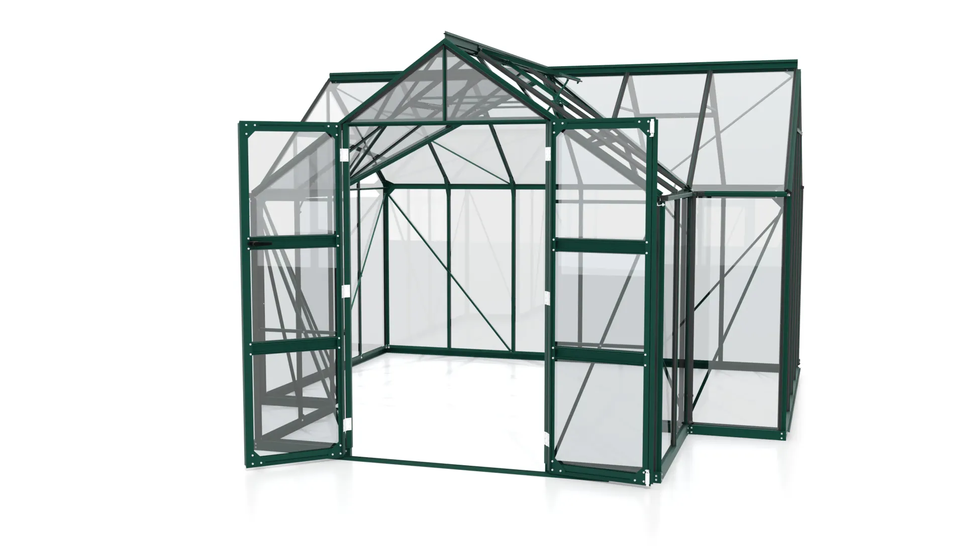 Vitavia Gewächshaus Campus smaragd 3,83 x 3,83 x 2,54 m