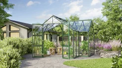 Vitavia Gewächshaus Campus smaragd 3,83 x 3,83 x 2,54 m