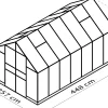 Vitavia Gewächshaus Domus 11500 257 x 448 cm 4 mm HPK