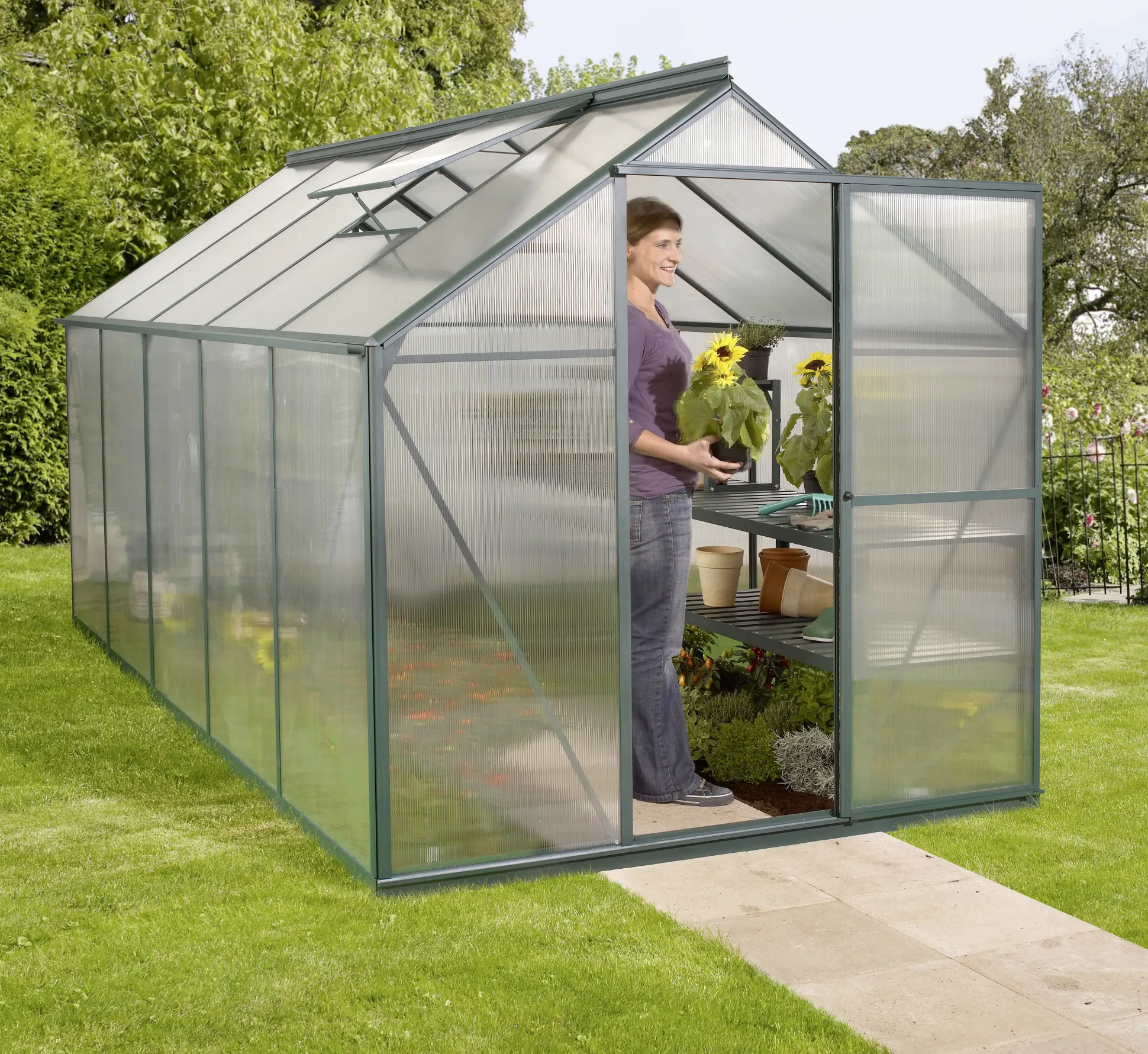 Vitavia Gewächshaus Eos 7500 190 x 375 cm 6 mm HPK