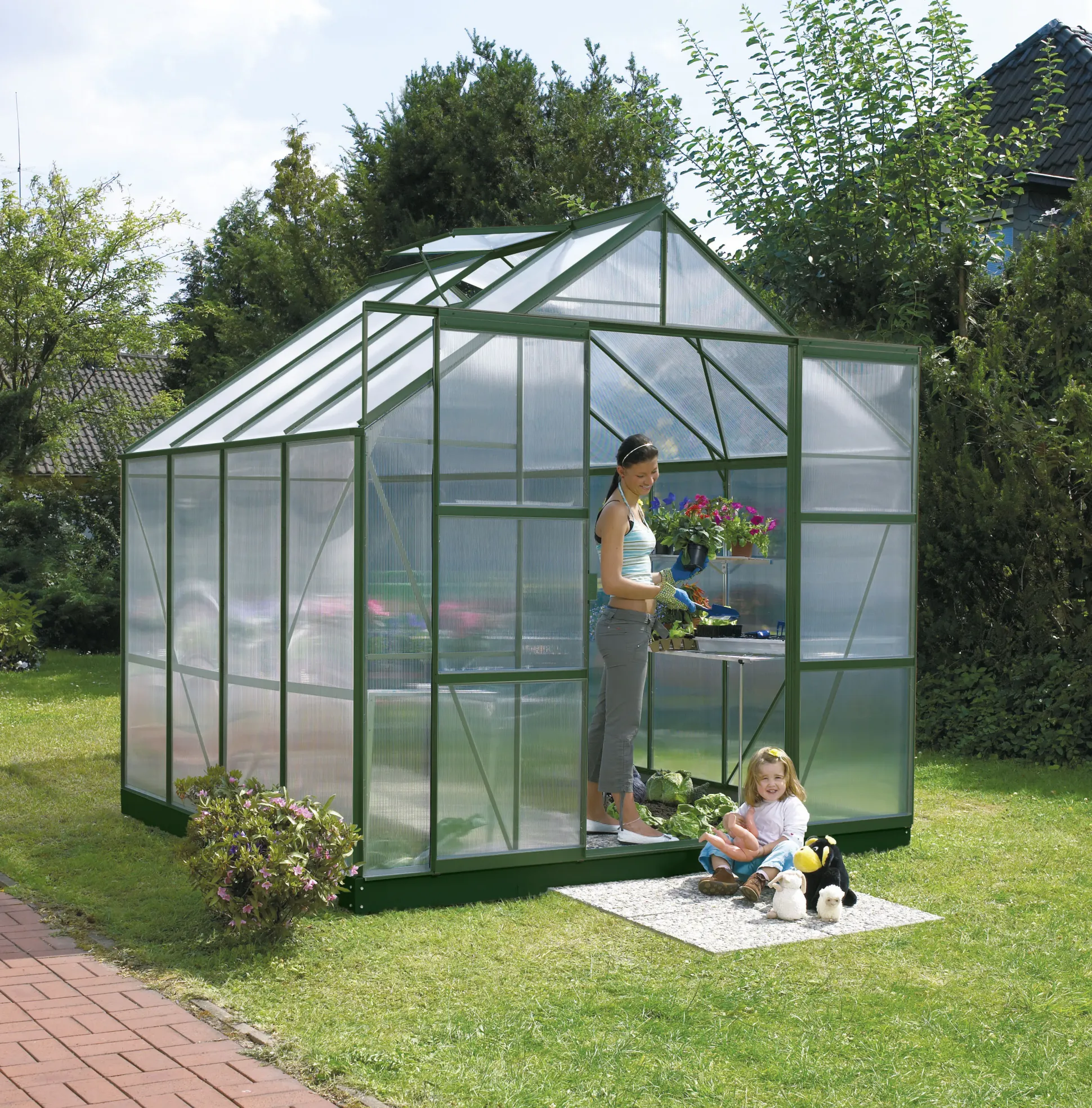 Vitavia Gewächshaus Mars 6700 254 x 254 cm 4 mm HPK