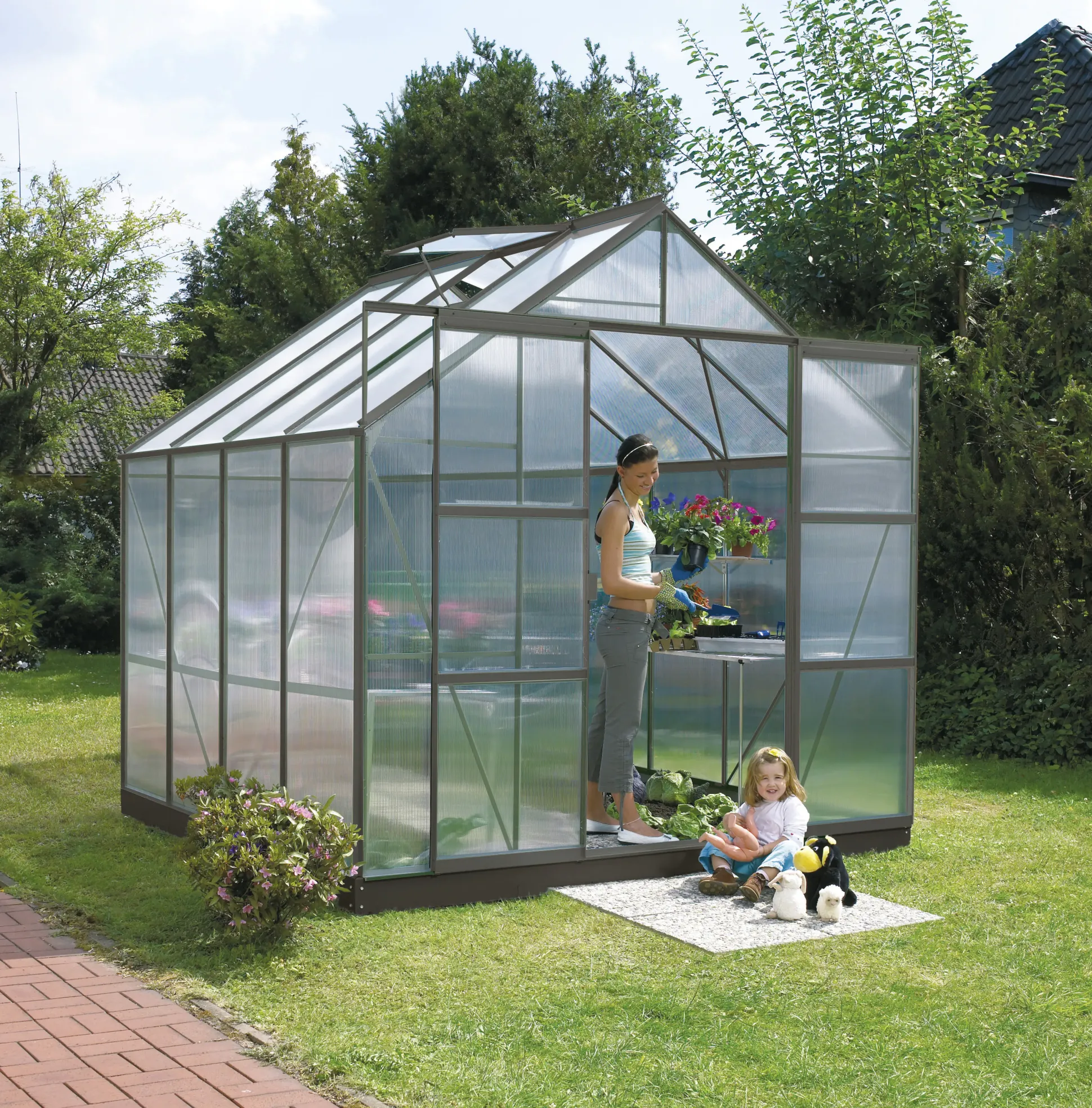 Vitavia Gewächshaus Mars 6700 254 x 254 cm 6 mm HPK