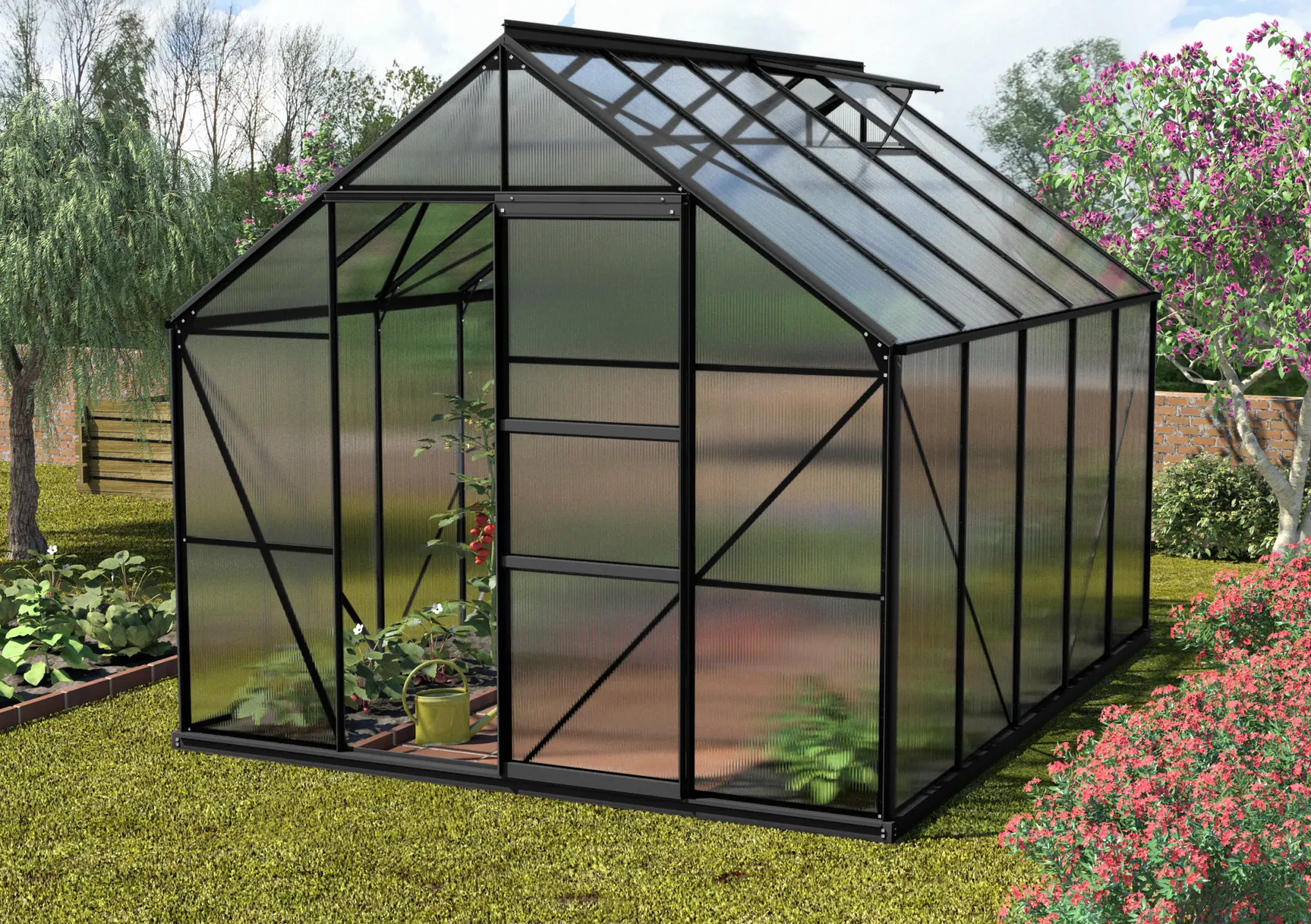 Vitavia Gewächshaus Merkur 8300 254 x 317 cm 4 mm HPK