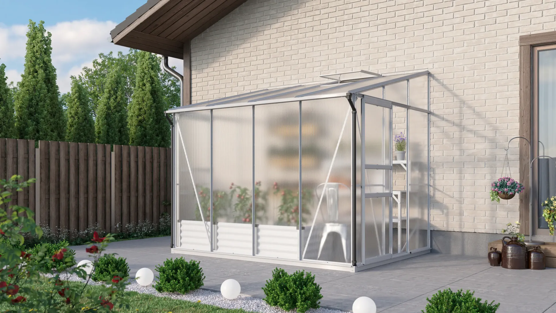 Vitavia Gewächshaus Osiris 5200 201 x 262 cm 4 mm HPK