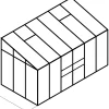Vitavia Gewächshaus Osiris 7800 190 x 379 cm 6 mm HPK