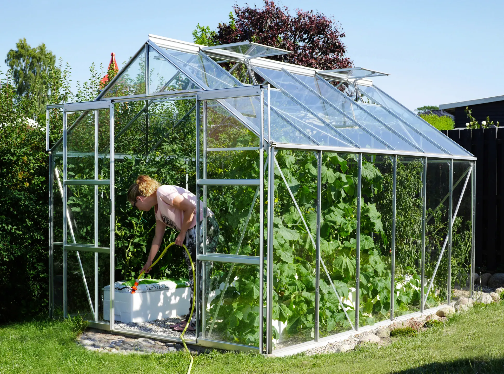 Vitavia Gewächshaus Uranus 9900 ESG 3 mm 254 x 379 cm